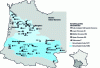 Figure 17 - Location of CARISMEAU project study area http://carismeau.brgm.fr