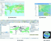 Figure 3 - preview:cy_buffers" data in PREVIEW platform, GIS software, Google Earth and UNCHR portal