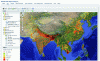 Figure 9 - Flood mortality risk map for Asia