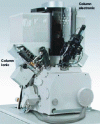 Figure 28 - Example of a "double column" microscope (FEI DualBeam model)