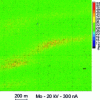 Figure 24 - Molybdenum X-ray mapping of a dark vein