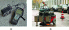 Figure 9 - (a) Example of UPE equipment (ASCYS), (b) BETOSCAN robot developed in Germany and equipped with several non-destructive testing methods including a UPE device (http://www.betoscan.de)