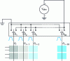 Figure 20 - Column driver powered and connected to electrodes