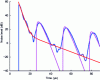 Figure 3 - Signal after treatment for He 95-Xe 5 mixture at 74 bar with water to couple sensor and tube