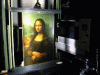 Figure 10 - Multispectral camera in front of the Mona Lisa