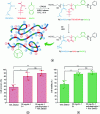 Figure 24 - a) Preparation of the ampholyte degradable copolymer, b) effect of the addition of the copolymer on the efficiency of cell cryopreservation and c) safety of the addition of this copolymer (adapted with permission from reference [79]. Copyright 2022 American Chemical Society)