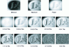 Figure 8 - THz TDS images of a one-euro coin using different representation modes