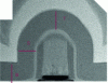 Figure 19 - TEM image (cross-section) of a transistor with a SiN spacer deposited by PEALD at 400°C (after D. H. Triyoso et al, ECS Journal of Solid State Science and Technology 2, N222-N227 (2013) [16], reproduced with permission from The Electrochemical Society).