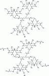 Figure 7 - General chemical structure of a) HB(MA-EDA)1, b) HB(MA-EDA)3