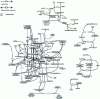 Figure 10 - Human glycolysis metabolic pathway network (extracted from the Recon database [101] and visualized using MetExploreViz v3.1.5)