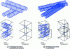 Figure 7 - Various possible tube sheet geometries can be represented using the homogenization method (source: Sigrist-Broc, Techniques de l'Ingénieur, BM 5 202).