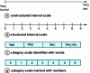 Figure 2 - Category and interval scales