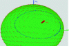 Figure 15 - Trajectory reflecting precession around axis ω1