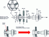 Figure 14 - Schematic comparison between a normal bolt and the recovered bolt