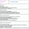 Figure 6 - Electrical risk sheet applicable to the company's IT support work unit B