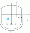 Figure 7 - Schematic diagram of a reaction calorimeter