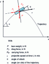 Figure 12 - Forces applied to a moving solid