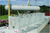 Figure 5 - Tank in concrete enclosure, currently being installed (source: Antargaz)