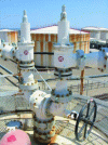 Figure 8 - Old ball valves mounted on horizontal axis twin valves (source: Antargaz)