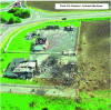 Figure 13 - Aerial view of the Bordes accident on May 9, 2000