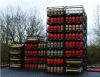 Figure 8 - Bottle crates on a filling plant