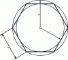 Figure 16 - Center of gravity of a regular polygon