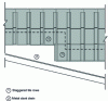 Figure 8 - Angled eaves with interlocking clay tiles requiring metalwork