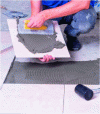 Figure 11 - Double glue-down tiles (source: Monequerre)