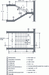 Figure 5 - Standard reinforced concrete staircase: two straight flights and an intermediate landing (© ETI)