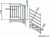 Figure 11 - Openwork metal railings on rack and pinion staircases