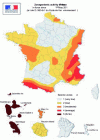 Figure 15 - Seismic zoning map (source: French Ministry of the Interior)