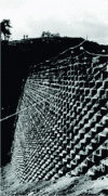 Figure 25 - Armapneusol wall® on the RN 88 at Saint-Maurice-de-Lignon (source: La Forézienne)