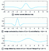 Figure 2 - Example of continuous wavelet transformations