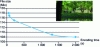 Figure 40 - Example of the relationship between encoding time and resulting file weight (at constant quantization) for 1920 × 1080i/25 interlaced HD video (EBU image) (INA)