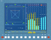 Figure 15 - Level indicator (loudness and peak) and phase indicator [RTW].