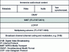 Figure 7 - Example of a layered structure for MMT (MPEG Media Transport) transport of immersive audiovisual content in broadcasting systems([ITU-R BT.2133-0] Annex 3 fig. 02)