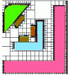 Figure 16 - Representation of free space as a quadtree, the 2D equivalent of an octree