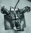 Figure 12 - Force feedback interface with three parallel arms (approx. 30 cm on each side), designed by CEA-LIST