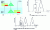 Figure 11 - Simulcast of a DRM30 channel adjacent to an AM channel and DRM+ adjacent to FM ([DRM Consortium] – Fig. 5.3.4.1, [ETSI ES 201 980] – Annex S Fig. S.2)