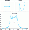 Figure 7 - Linear frequency modulated signal, characteristic of complex video signals