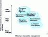 Figure 5 - Financial risk matrix – maturity in traceability management