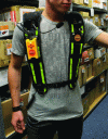 Figure 12 - ID Services' Vocal Vest effectively replaces the traditional headset in logistics voice operations