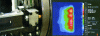 Figure 19 - Pion temperature measurement by infrared camera