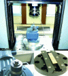 Figure 31 - Overall view of machine and test specimens for seizure test