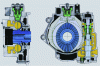 Figure 1 - Cross-section of a hydrodynamic retarder (doc. Voith)