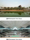 Figure 25 - Wuhan new railway station, China (designed by AREP/J.-M. Duthilleul, É. Tricaud, D. Claris and Institut n° 4)