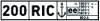 Figure 10 - RIC registration for a car capable of 200 km/h that can be taken on board a ferry (source: Wikipedia)