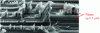 Figure 37 - Shear fracture: creation of cusps in a carbon/epoxy UD (after [42])