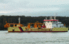 Figure 24 - Suction dredger in operation Jean Ango