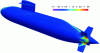 Figure 13 - Example of a numerical simulation of the effect of a shock wave on a submarine component (source: Mavaleix, 2020)